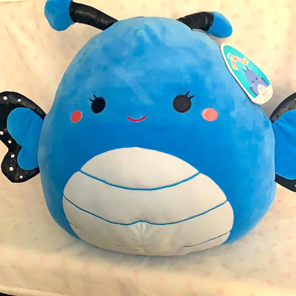 Squishmallow Waverly the Blue Butterfly 14” Summer
